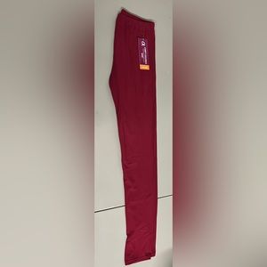 One Size Fits All BURGUNDY Leggings